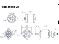 2stk Dualsky ECO 3520 v2