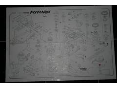 Robbe Futua, ubrukt, i deler
